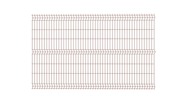 Panel Ogrodzeniowy 3D - 1530 mm, FI 4MM, RAL8017 (brązowy)