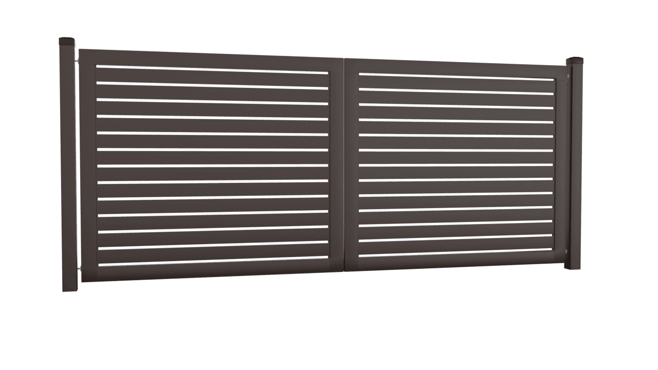 Brama palisadowa dwuskrzydłowa o wys. 1650mm