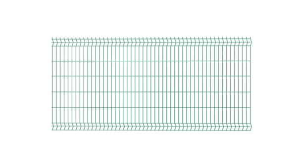 Panel Ogrodzeniowy 3D - 1230 mm, FI 4MM, RAL6005 (zielony)