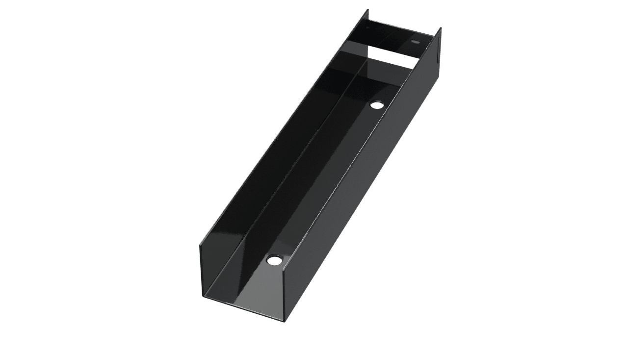 Ceownik stalowy 250mm x 50mm + wkręt farmerski M8 (2szt.)