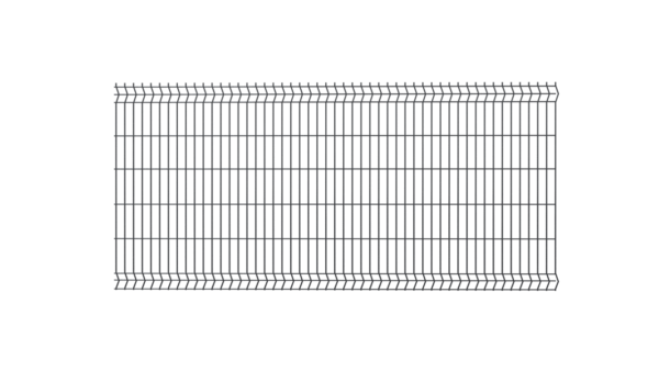 Panel Ogrodzeniowy 3D - 1230 mm, FI 4MM, RAL9005 (czarny)