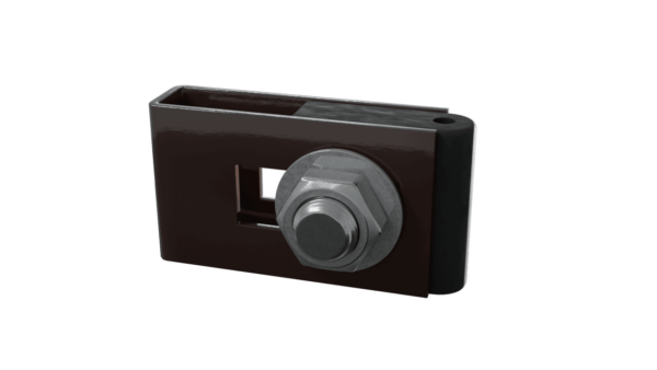 Obejma uniwersalna 60x40mm - RAL8017 (brązowy), fi-5mm, Standardowe