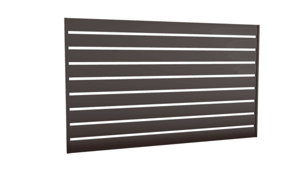 Przęsło palisadowe 2500 mm x 1500 mm - RAL8017 (brązowy)