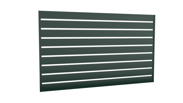 Przęsło palisadowe 2500 mm x 1500 mm - RAL6005 (zielony)